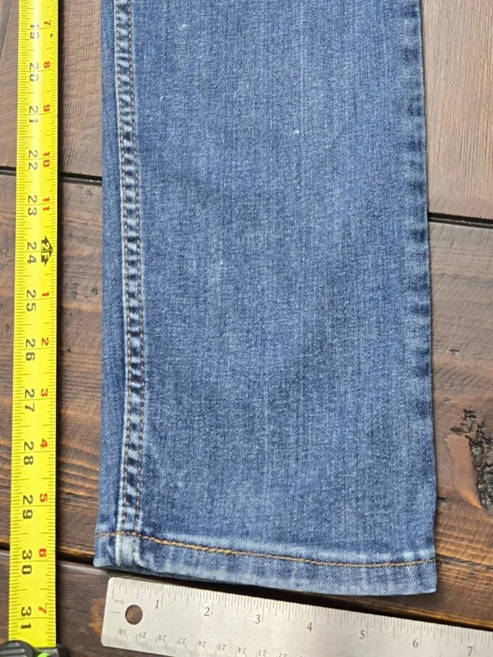Levi's 512 Slim Taper Jeans Mens 36x34 (fit 34x30) Light Med Wash Stretch Denim